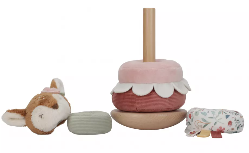 Little Dutch jucarie din lemn FSC si textil pentru stivuire 12m+ Fairy Garden