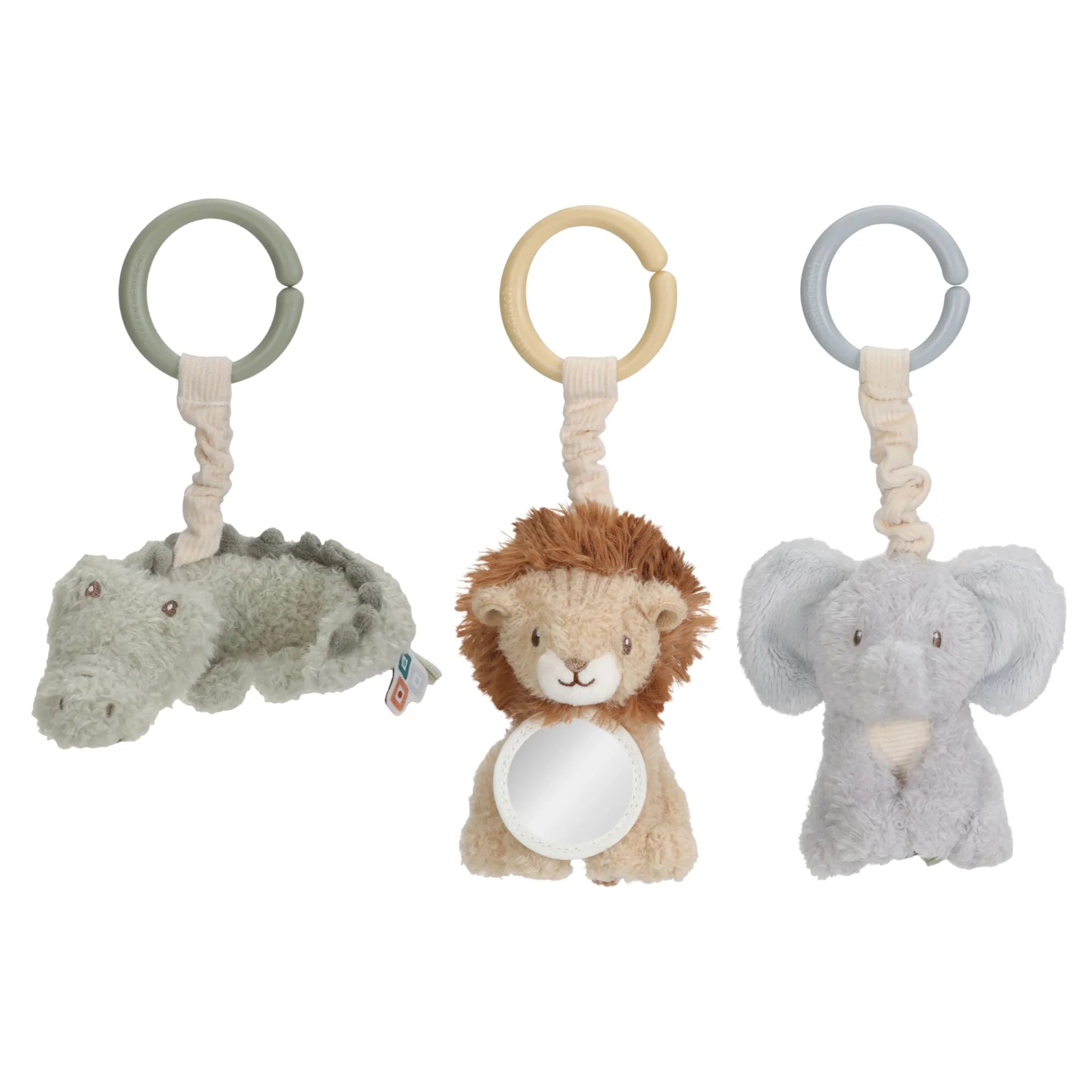 Little Dutch jucarie din plus care vibreaza set 3 bucati 0m+ Safari Friends