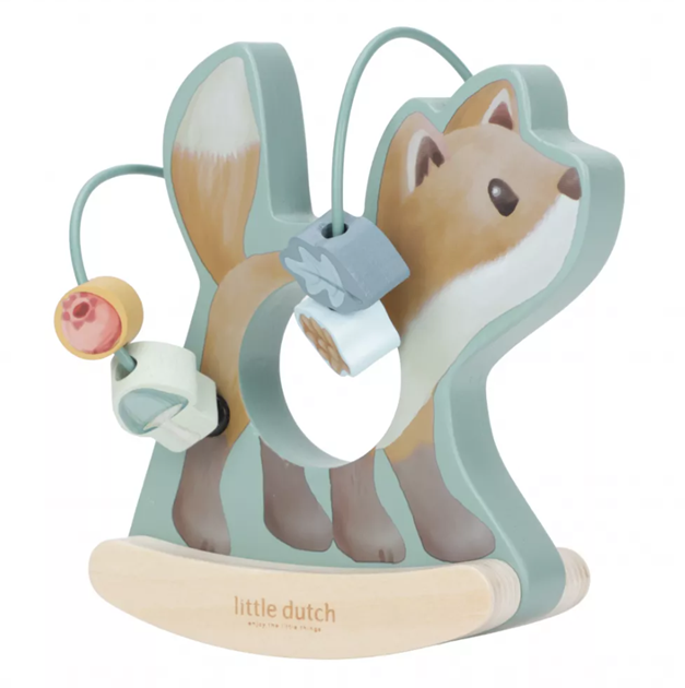 Little Dutch jucarie din lemn FSC 12m+ Forest Friends Vulpe