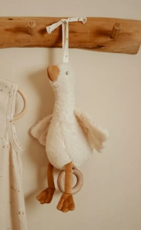 Little Dutch jucarie muzicala 0m+ Newborn Naturals Little Goose