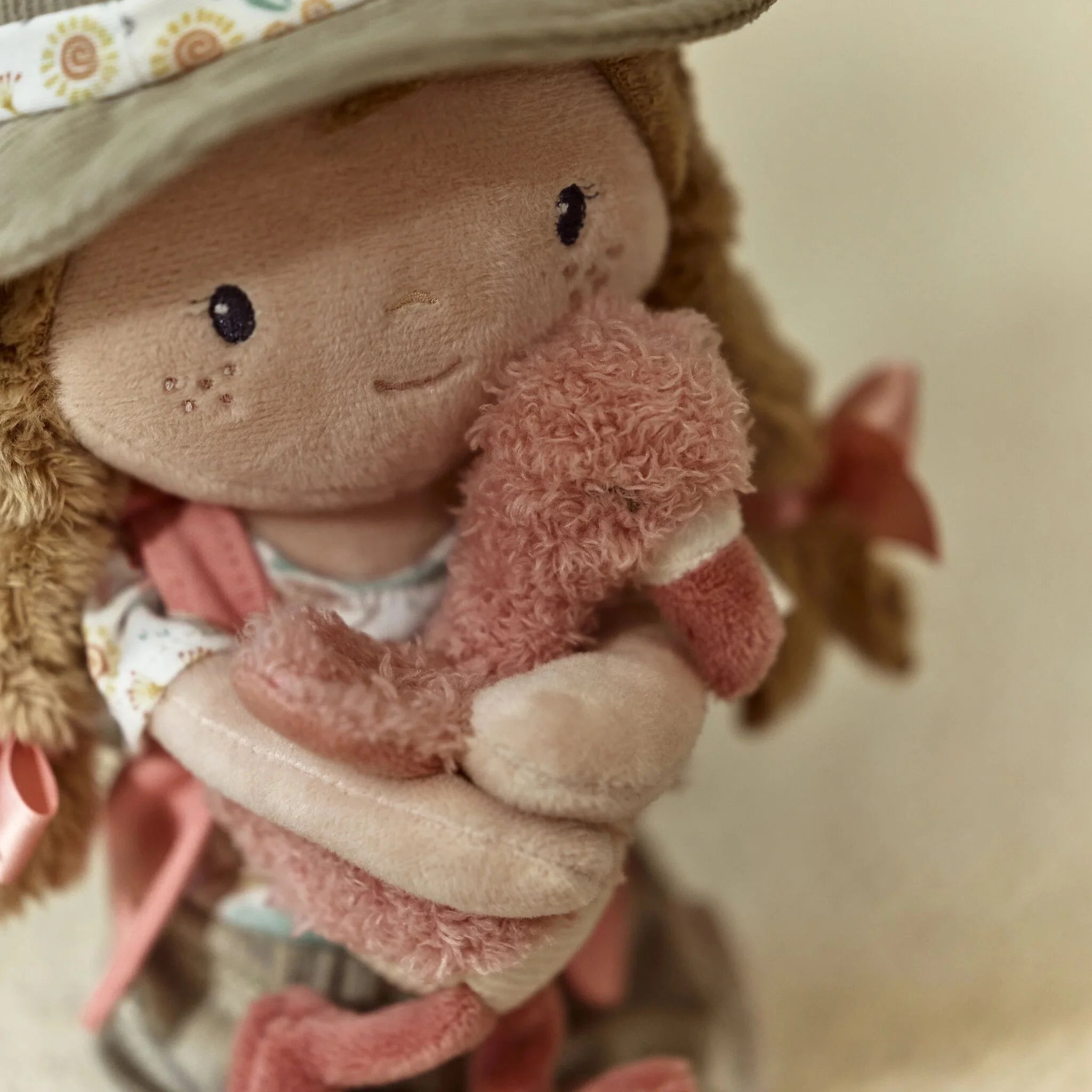 Little Dutch papusa textila 12m+ Safari Friends Ranger Rosa Imagine secundară a produsului