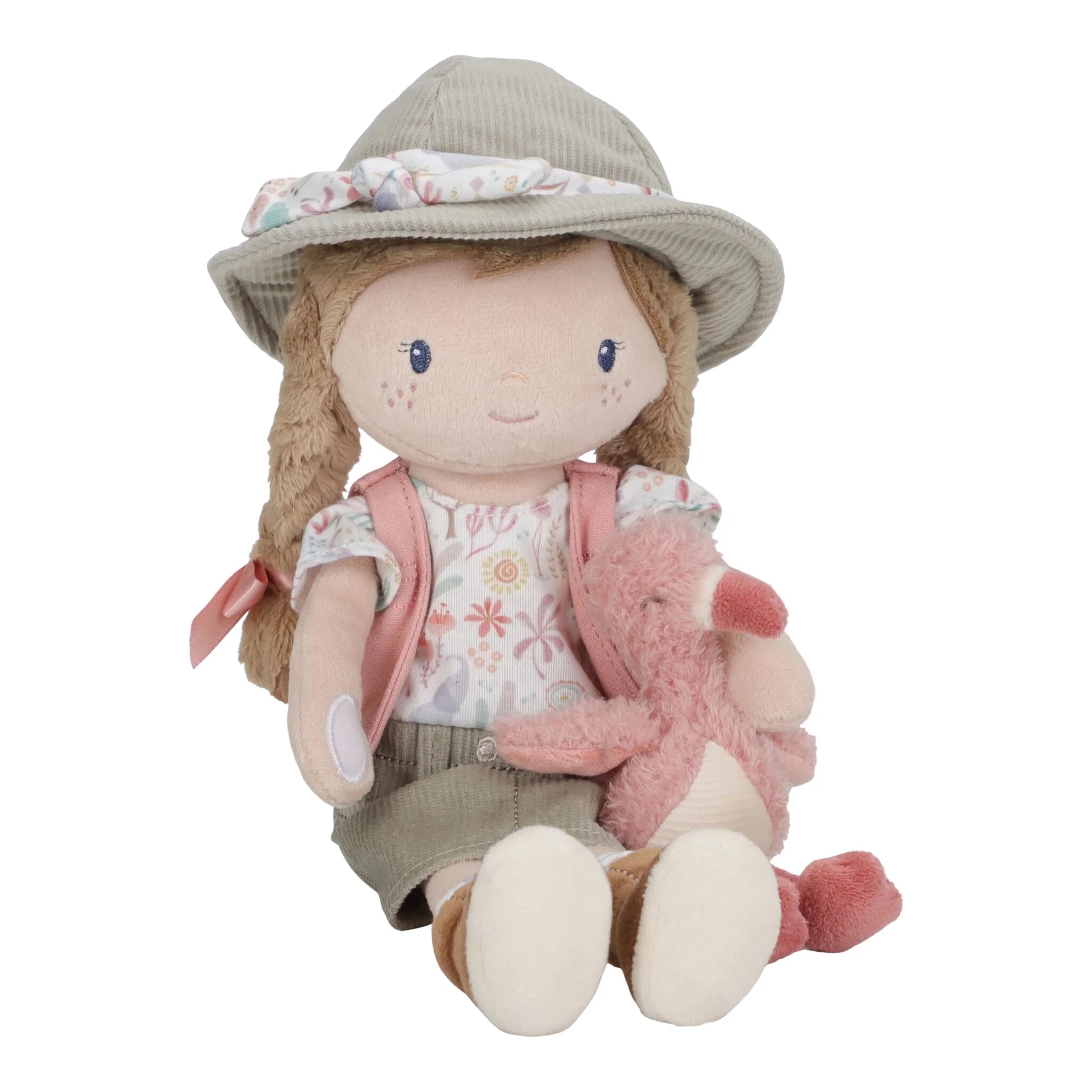 Little Dutch papusa textila 12m+ Safari Friends Ranger Rosa