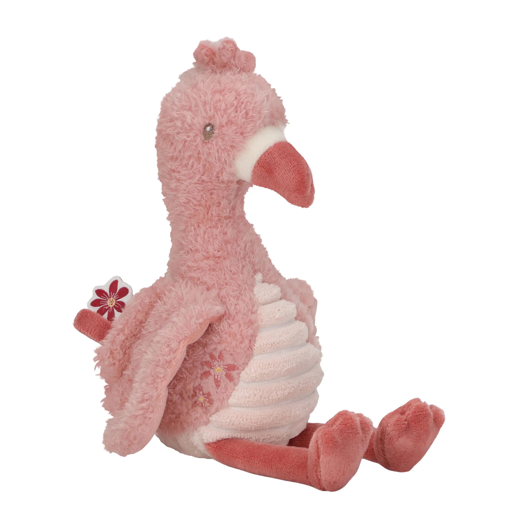 Little Dutch jucarie plus 17 cm 0m+ Safari Friends Flamingo
