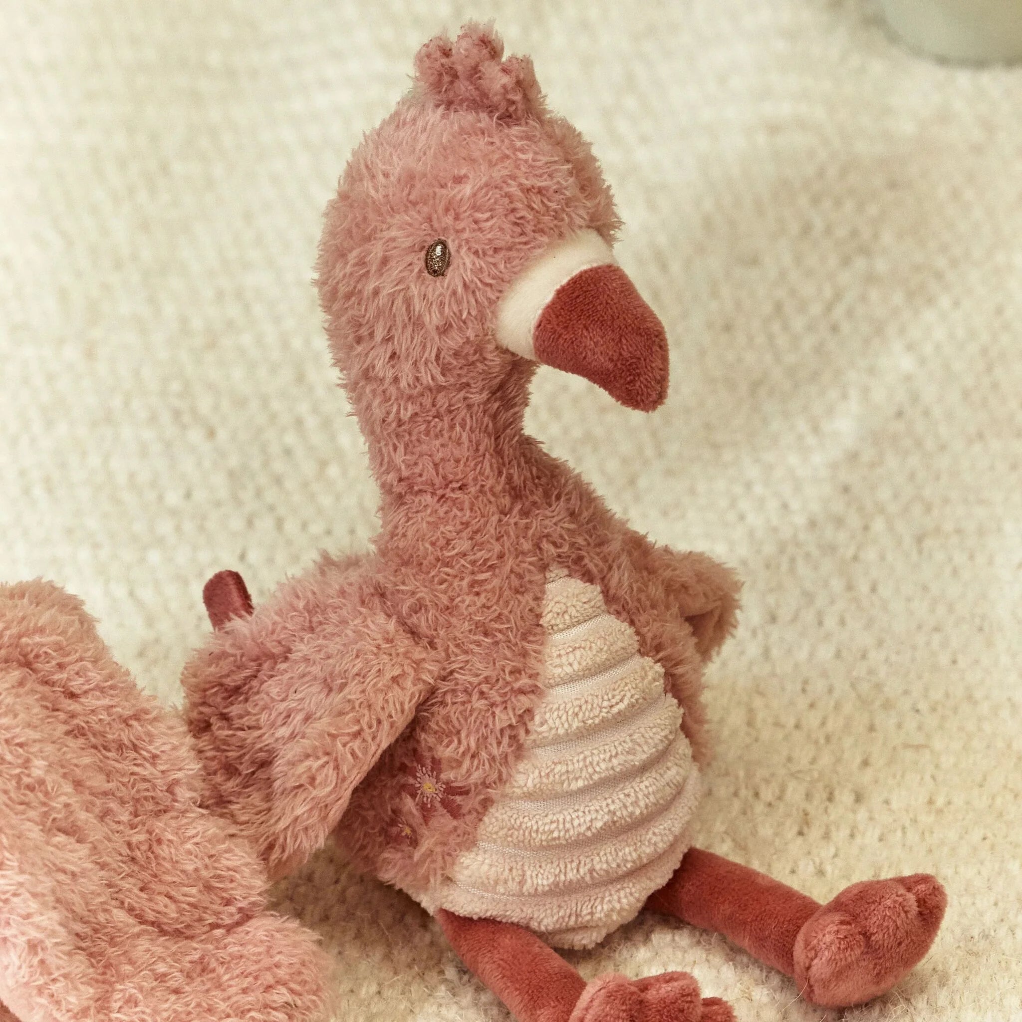 Little Dutch jucarie plus 17 cm 0m+ Safari Friends Flamingo