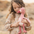 Little Dutch jucarie plus 35 cm 0m+ Safari Friends Flamingo