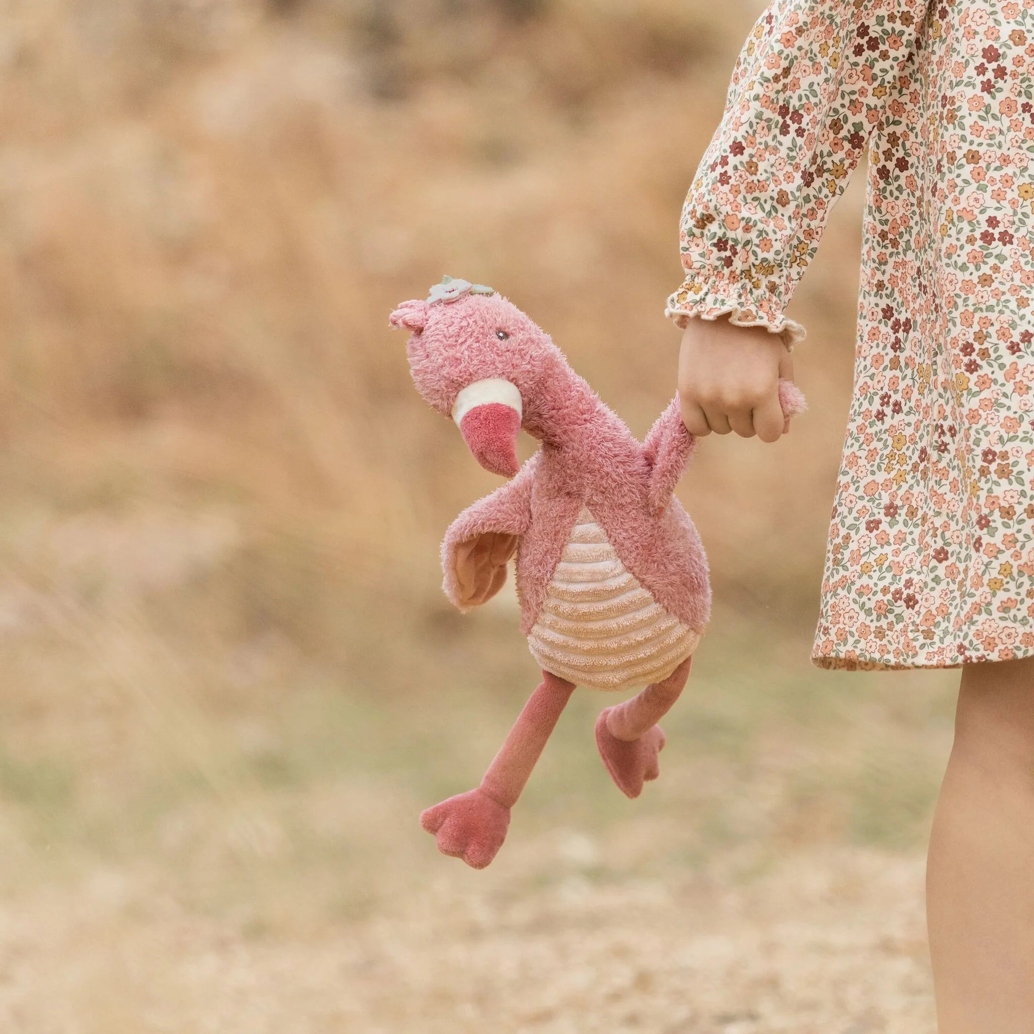 Little Dutch jucarie plus 35 cm 0m+ Safari Friends Flamingo