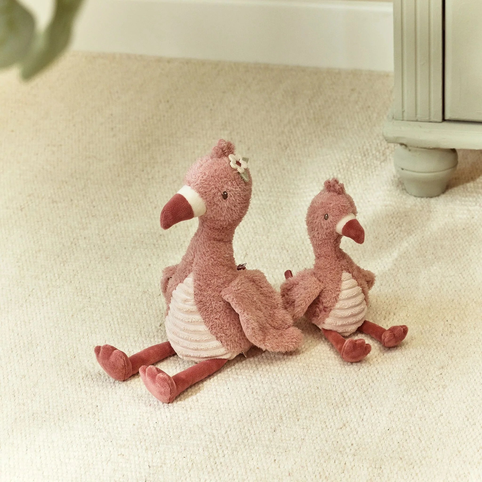 Little Dutch jucarie plus 35 cm 0m+ Safari Friends Flamingo