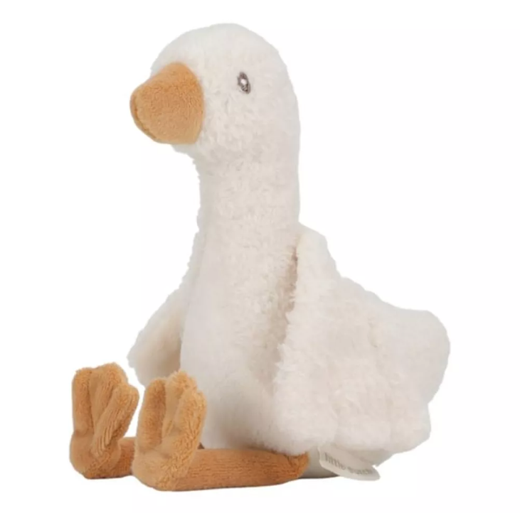 Little Dutch jucarie din plus Newborn Naturals 0m+ Goose 17 cm Imagine principală a produsului