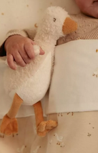Little Dutch jucarie din plus Newborn Naturals 0m+ Goose 25 cm