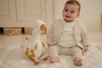 Little Dutch jucarie plus senzoriala 0m+ Newborn Naturals Little Goose