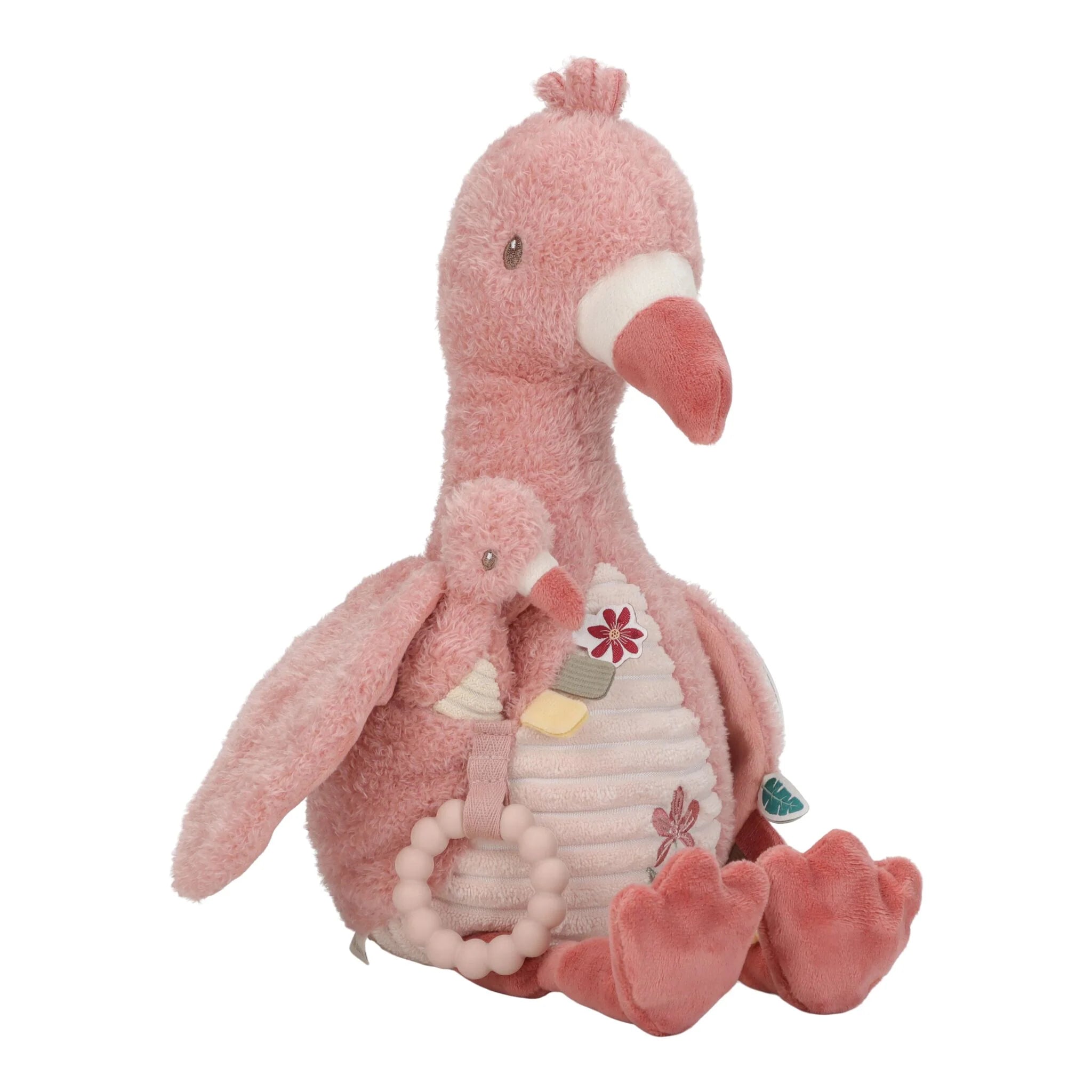 Little Dutch jucarie senzoriala pentru bebelusi 0m+ Flamingo Safari Friends Imagine principală a produsului