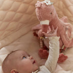 Little Dutch jucarie senzoriala pentru bebelusi 0m+ Flamingo Safari Friends