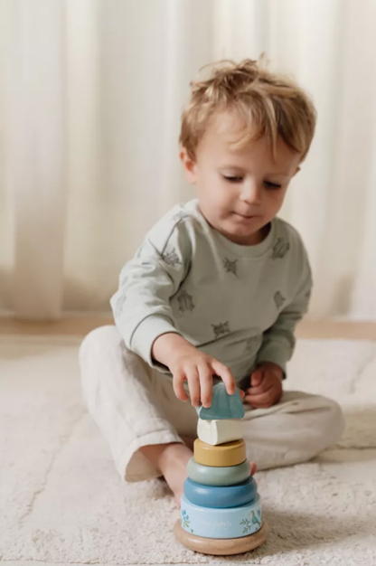 Little Dutch jucarie din lemn FSC pentru stivuire 12m+ Forest Friends