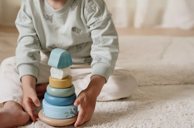 Little Dutch jucarie din lemn FSC pentru stivuire 12m+ Forest Friends