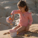 Little Dutch jucarii pentru plaja set 5 piese 12m+ Pink Flowers