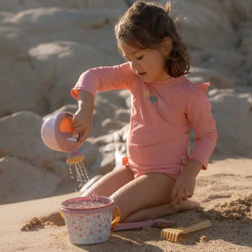 Little Dutch jucarii pentru plaja set 5 piese 12m+ Pink Flowers