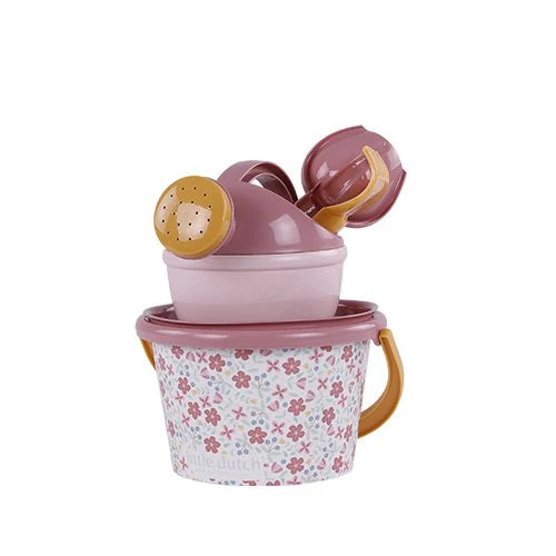 Little Dutch jucarii pentru plaja set 5 piese 12m+ Pink Flowers Imagine principală a produsului