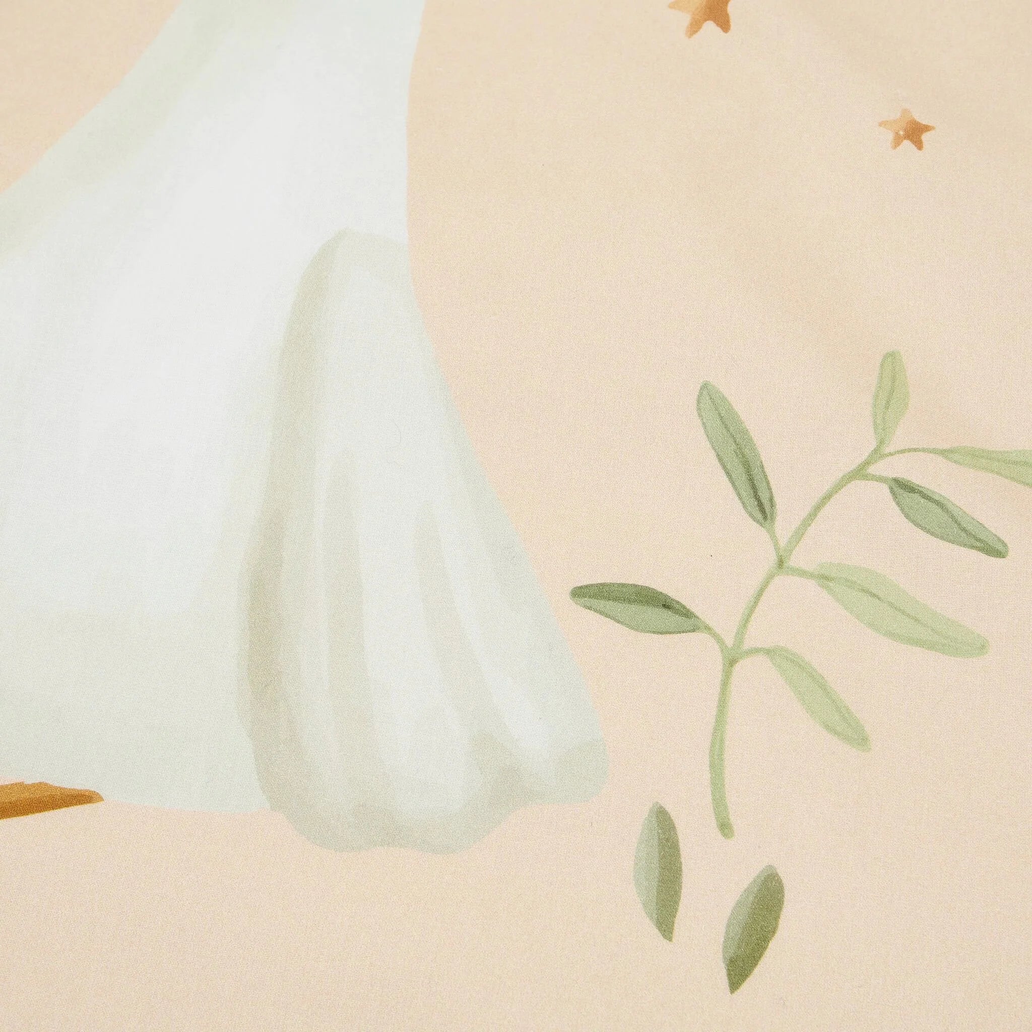 Little Dutch lenjerie pat din bumbac organic 140x110 cm 0m+ Newborn Naturals - Little Goose