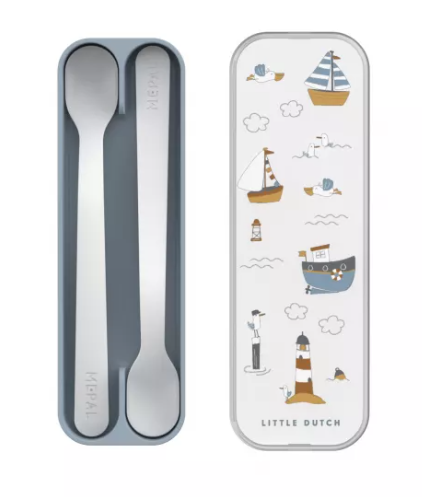 Little Dutch lingurita pentru bebelusi set de 2 bucati 4 m+ Sailor Bay