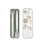 Little Dutch lingurita pentru bebelusi set de 2 bucati 4 m+ Little Farm Green