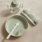 Little Dutch lingurita pentru bebelusi set de 2 bucati 4 m+ Little Farm Green