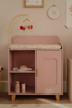 Little Dutch masa de schimbat scutecele cu accesorii pentru papusi 3 ani+ Roz