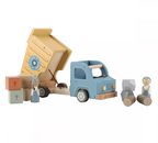 Little Dutch masina din lemn FSC cu accesorii 18m+ Camion de transport Multicolored