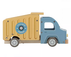 Little Dutch masina din lemn FSC cu accesorii 18m+ Camion de transport Multicolored