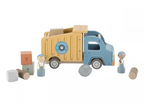 Little Dutch masina din lemn FSC cu accesorii 18m+ Camion de transport Multicolored