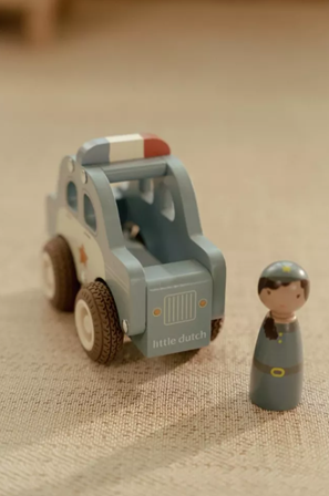 Little Dutch masinuta din lemn FSC 18m+ Politie