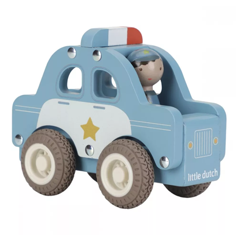 Little Dutch masinuta din lemn FSC 18m+ Politie