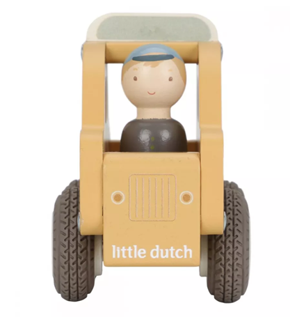 Little Dutch masinuta din lemn FSC 18m+ Taxi