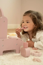 Little Dutch masuta de toaleta cu accesorii pentru joc de rol 3 ani+ Pink