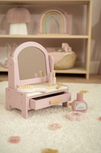 Little Dutch masuta de toaleta cu accesorii pentru joc de rol 3 ani+ Pink