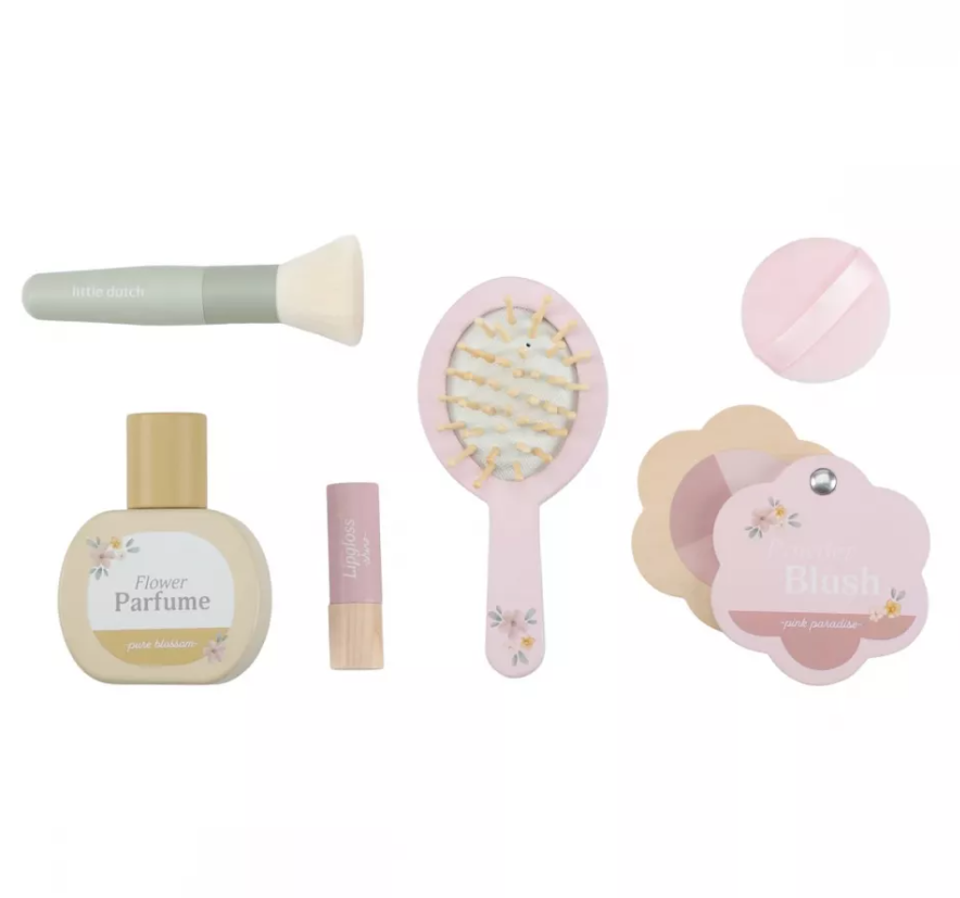Little Dutch masuta de toaleta cu oglinda si scaunel 3 ani+ Imagine secundară a produsului