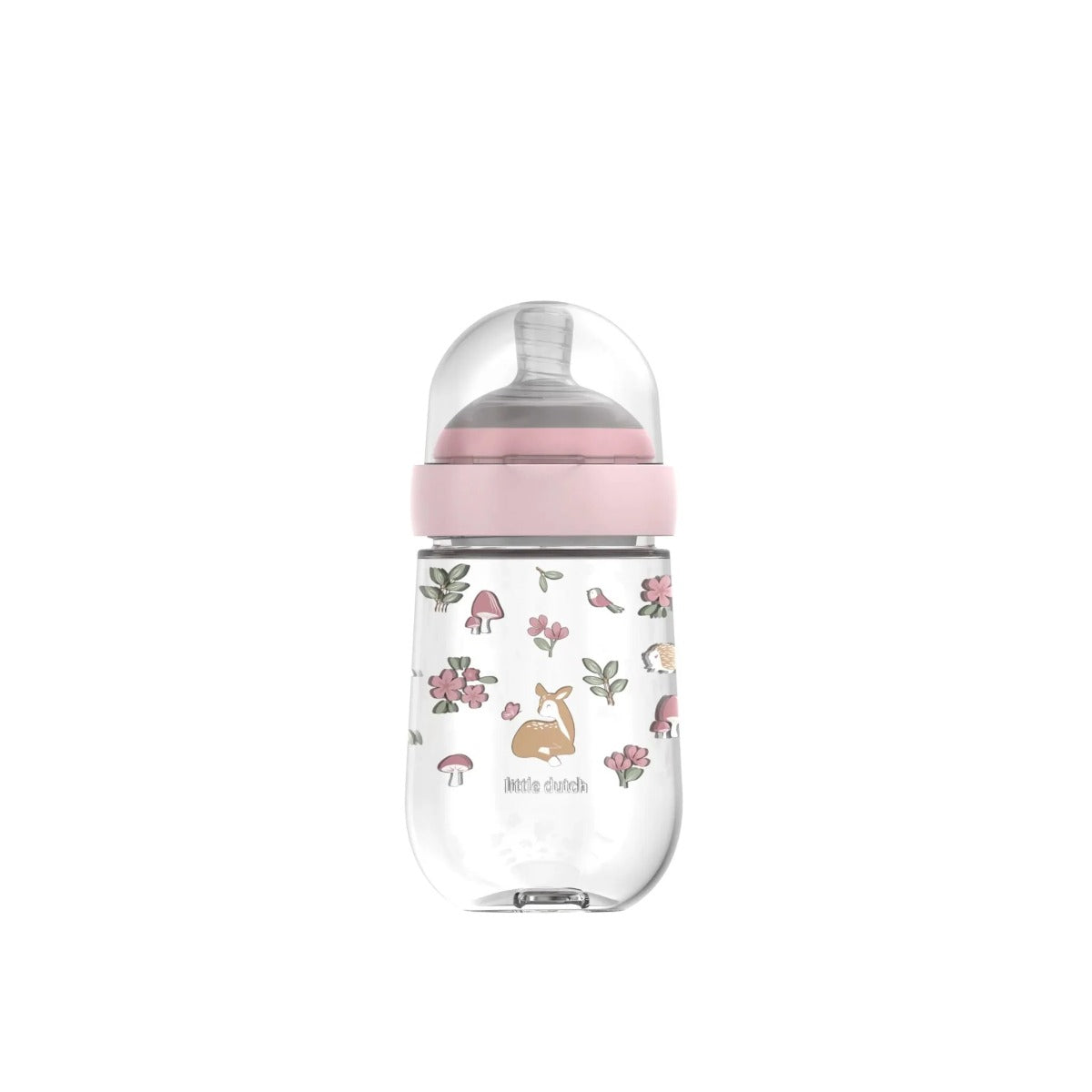 Little Dutch Mepal biberon 240 ml cu tetina silicon 0m+ Fairy Garden