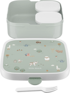 Little Dutch Mepal caserola pranz Bento 3 ani+ Little Farm Green