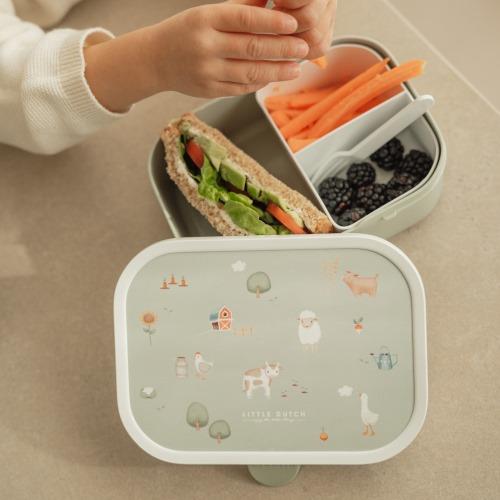 Little Dutch Mepal caserola pentru pranz 3 ani+ Little Farm Green