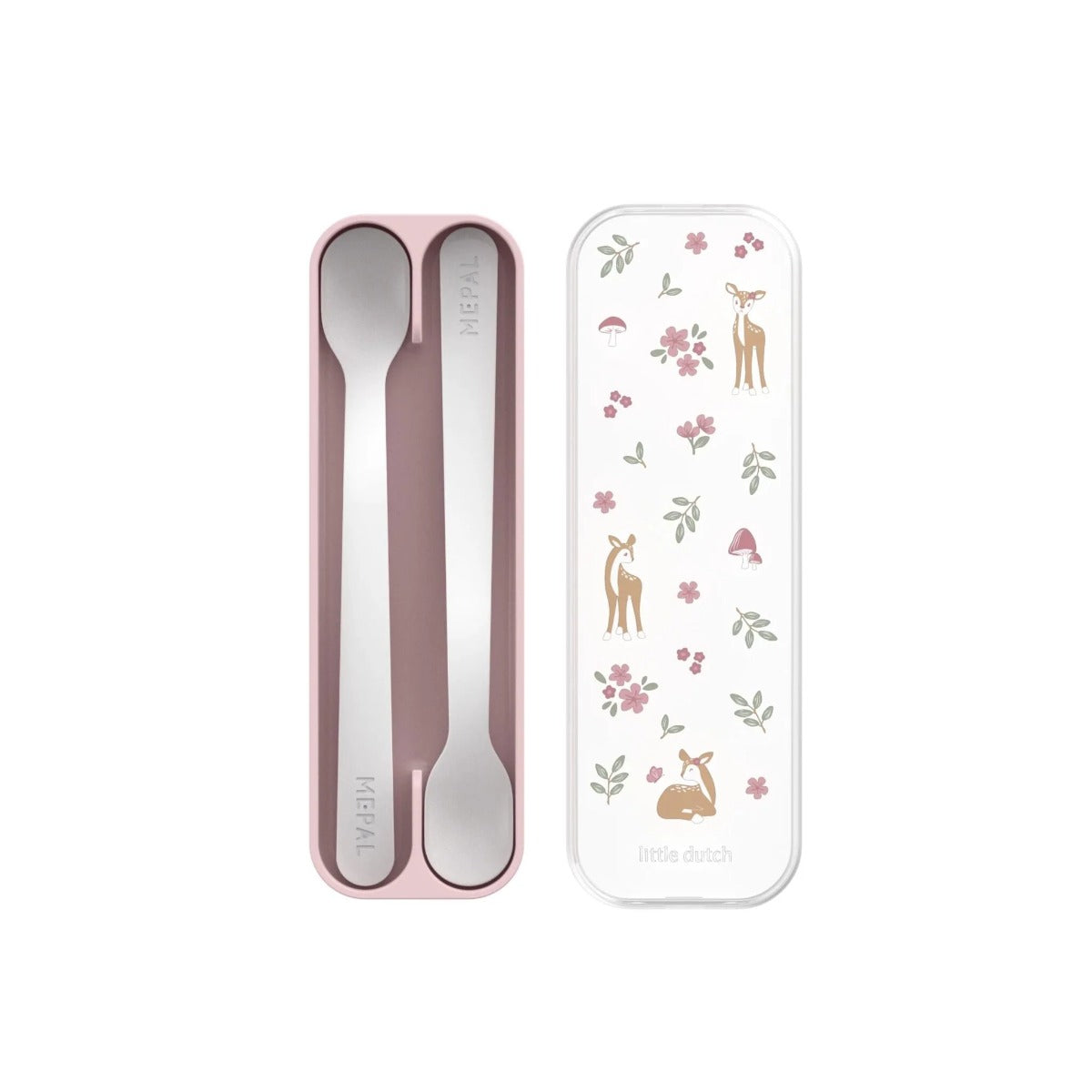 Little Dutch Mepal set 2 lingurite bebe in cutie 6m+ Fairy Garden Imagine principală a produsului