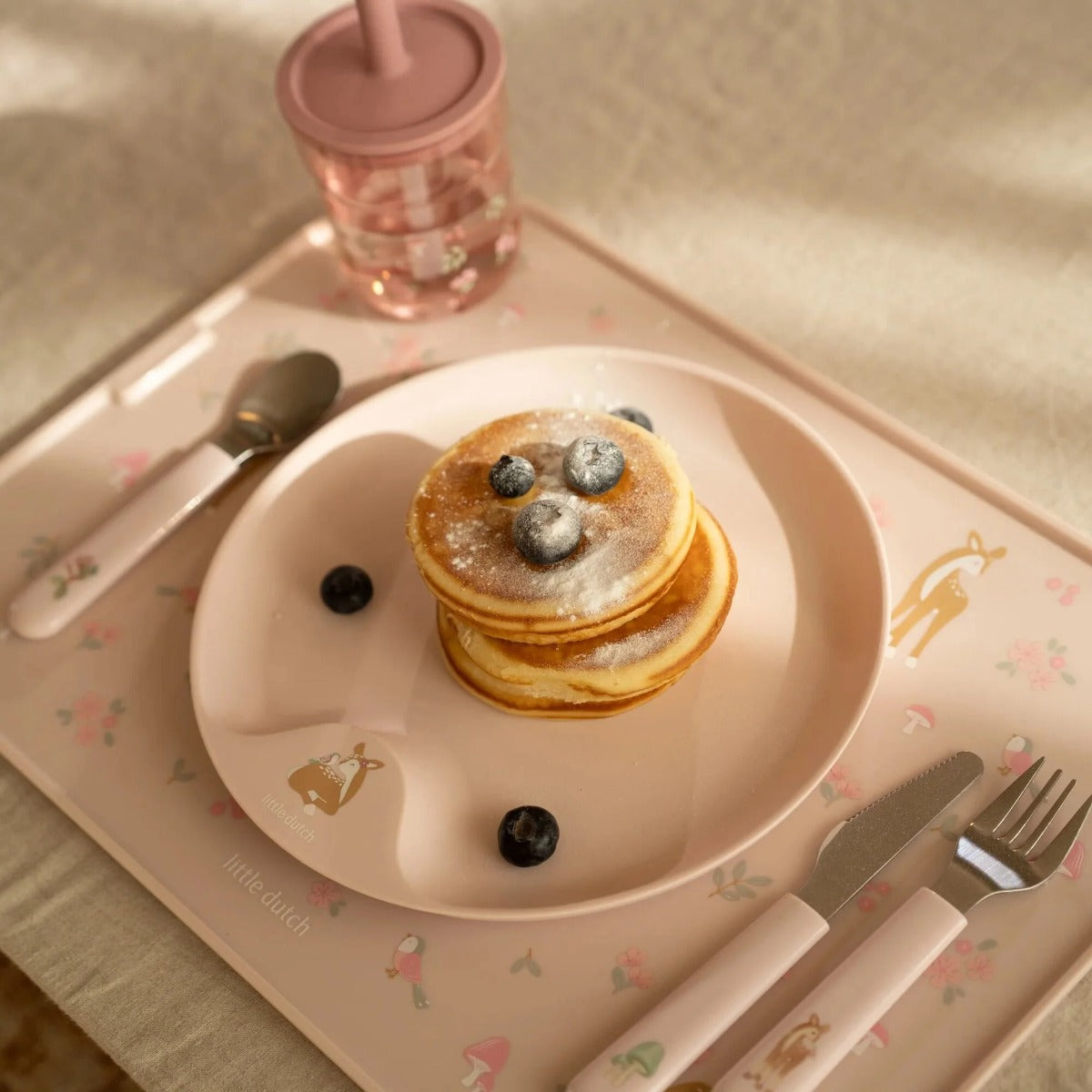 Little Dutch Mepal set tacamuri 3 piese cu inox 12m+ Fairy Garden