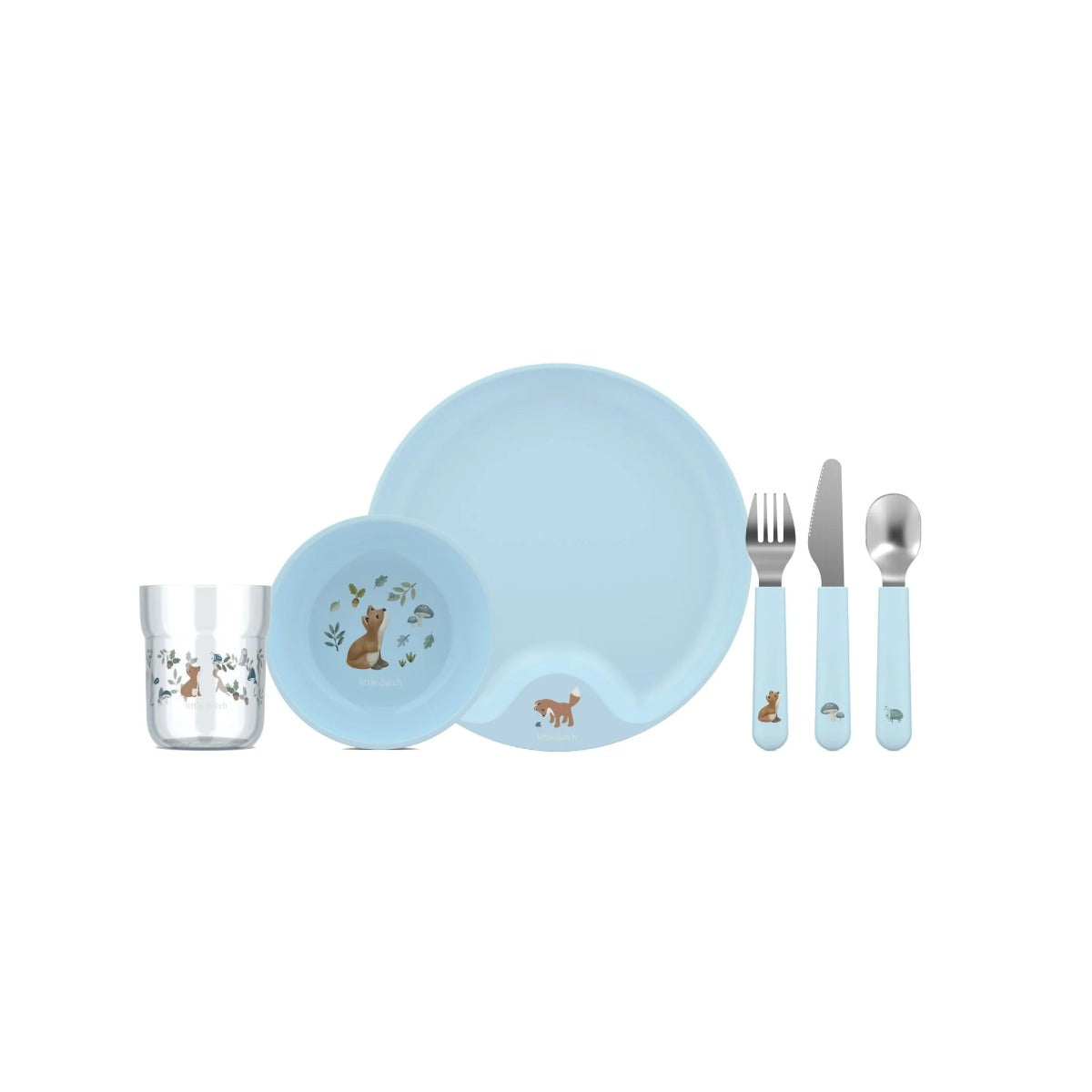Little Dutch Mepal set vesela copii Mio 6 piese 12m+ Forest Friends Imagine principală a produsului