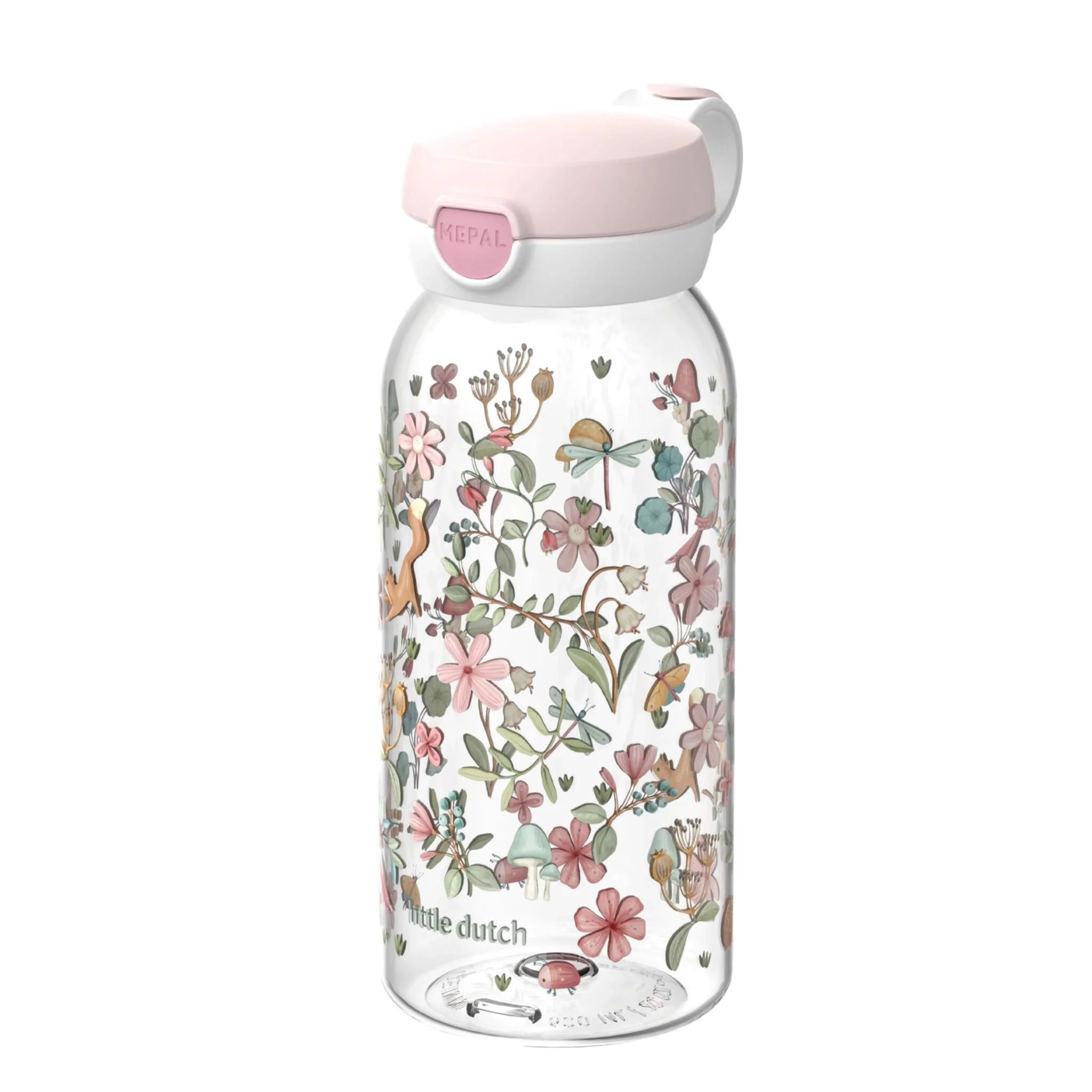 Little Dutch Mepal sticla de apa cu capac flip Pop-up 600 ml 3 ani+ Fairy Garden Imagine principală a produsului