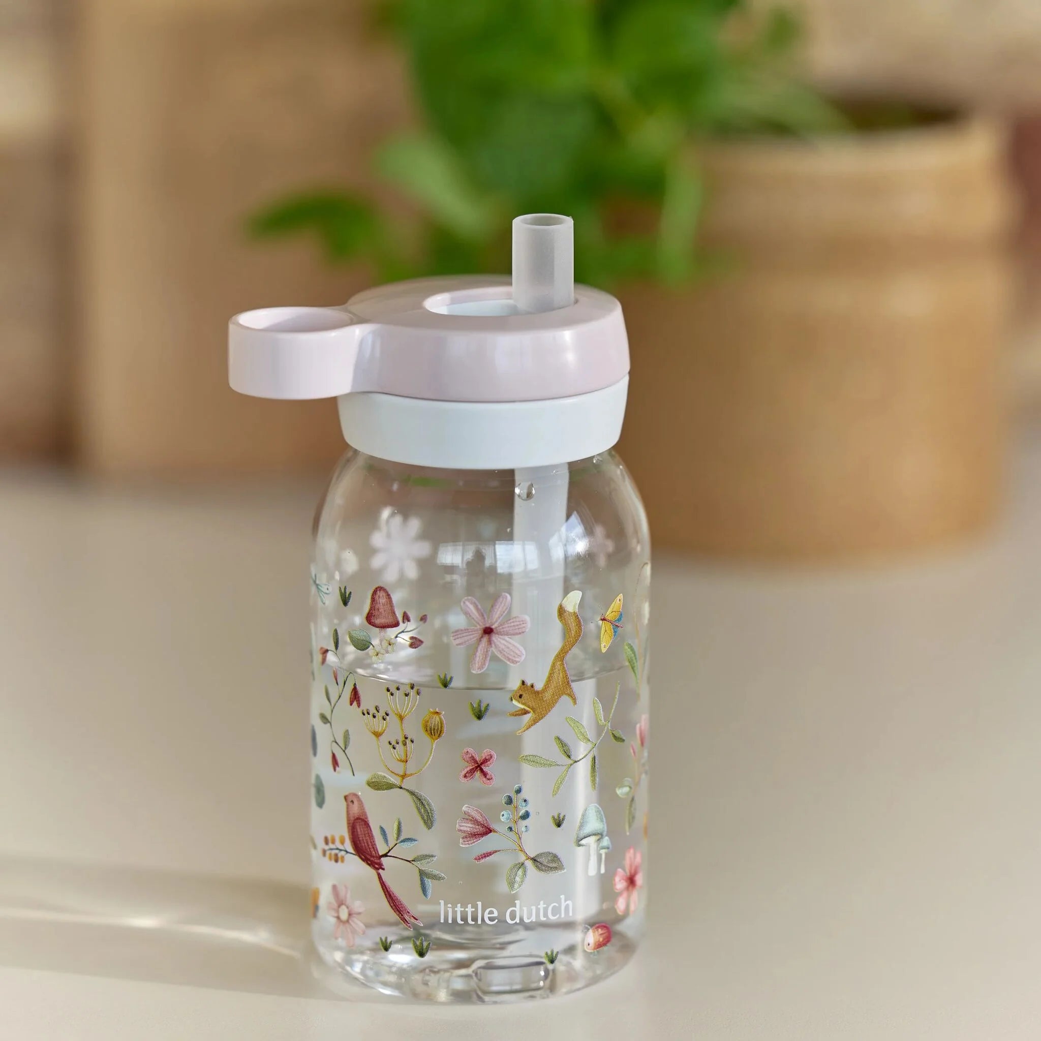 Little Dutch Mepal sticla de apa cu pai 450 ml 3 ani+ Fairy Garden