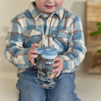 Little Dutch Mepal sticla de apa cu pai 450 ml 3 ani+ Forest Friends