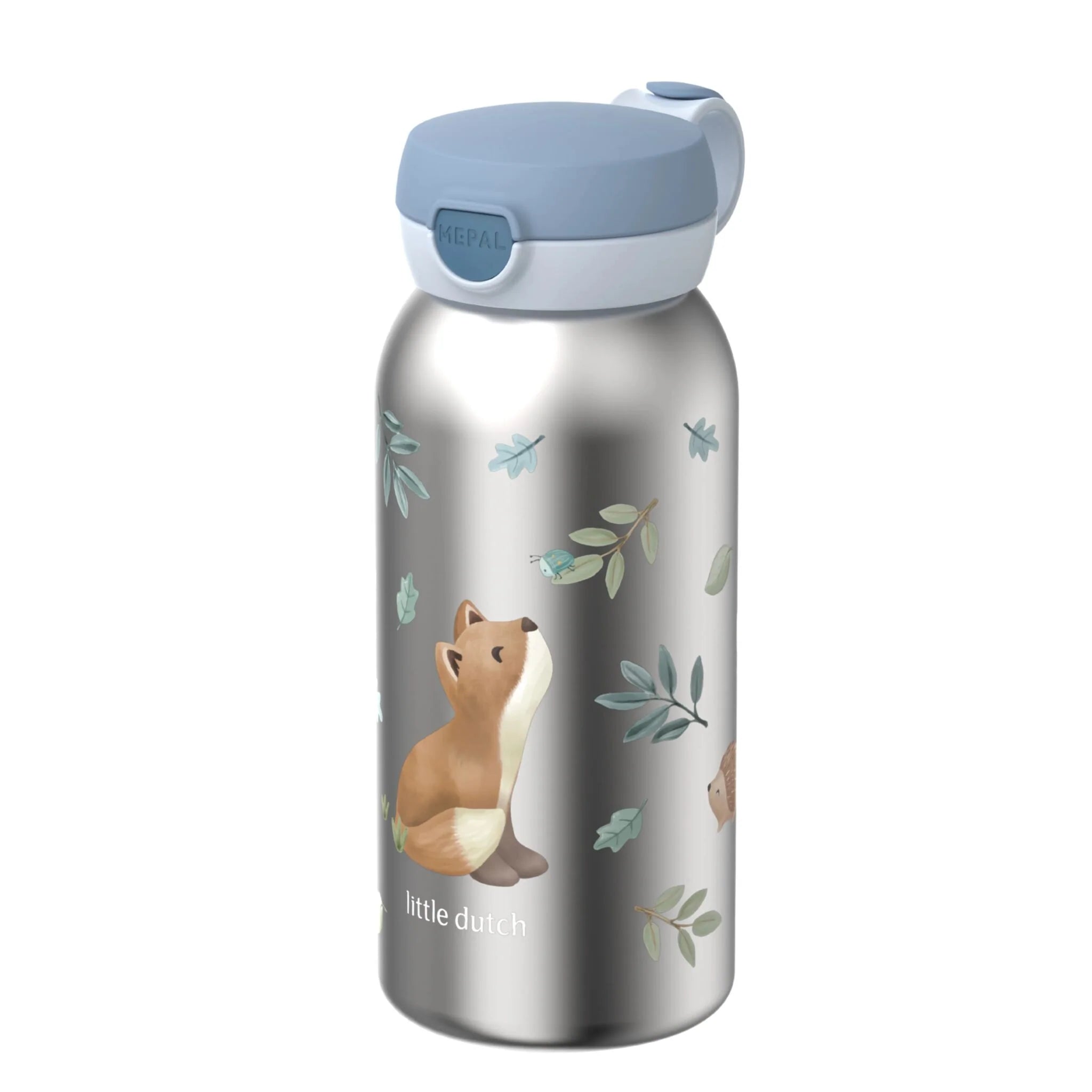 Little Dutch Mepal sticla de inox cu capac flip 600 ml 3 ani+ Forest Friends Imagine principală a produsului