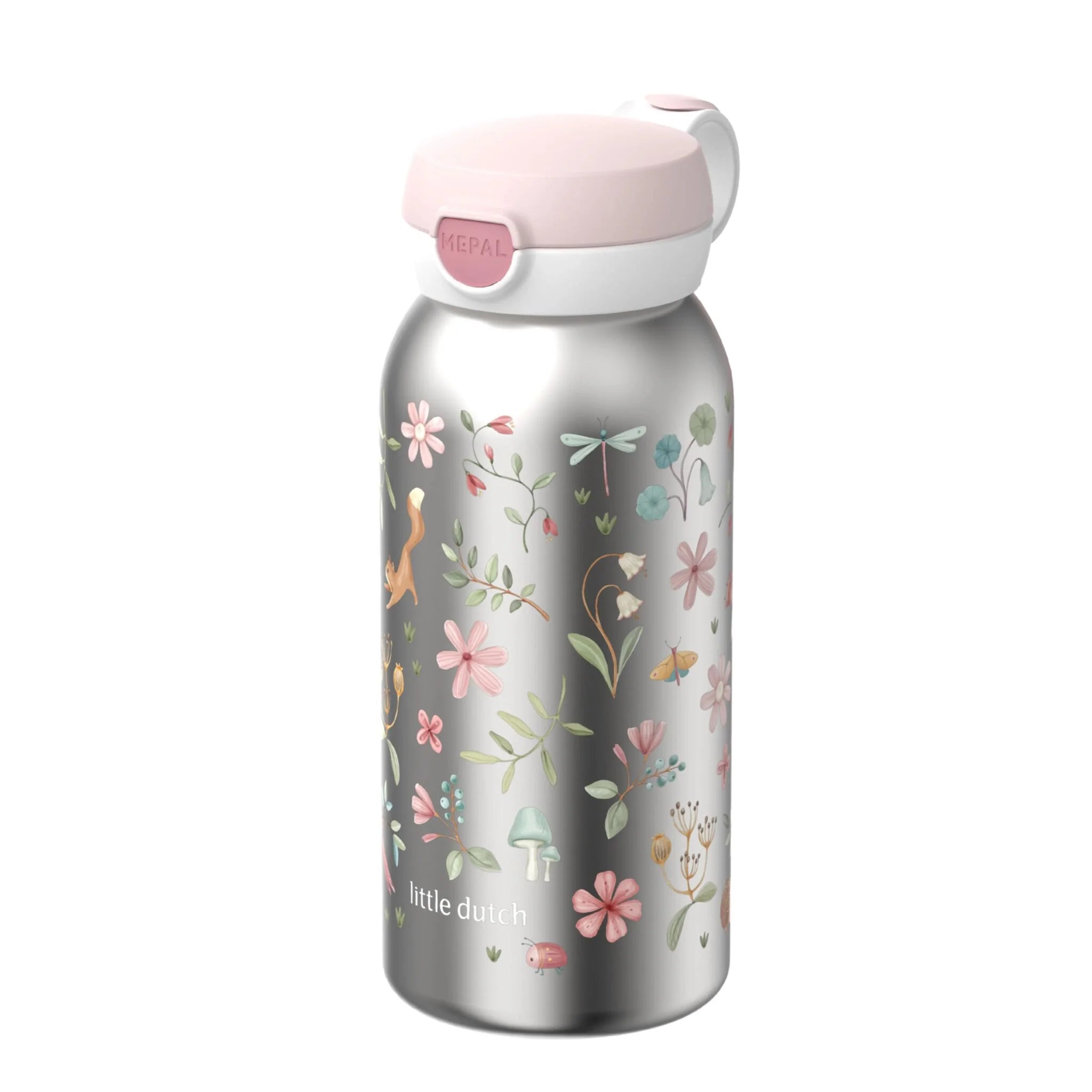 Little Dutch Mepal sticla termos de inox cu capac flip 500 ml 3 ani+ Fairy Garden Imagine principală a produsului