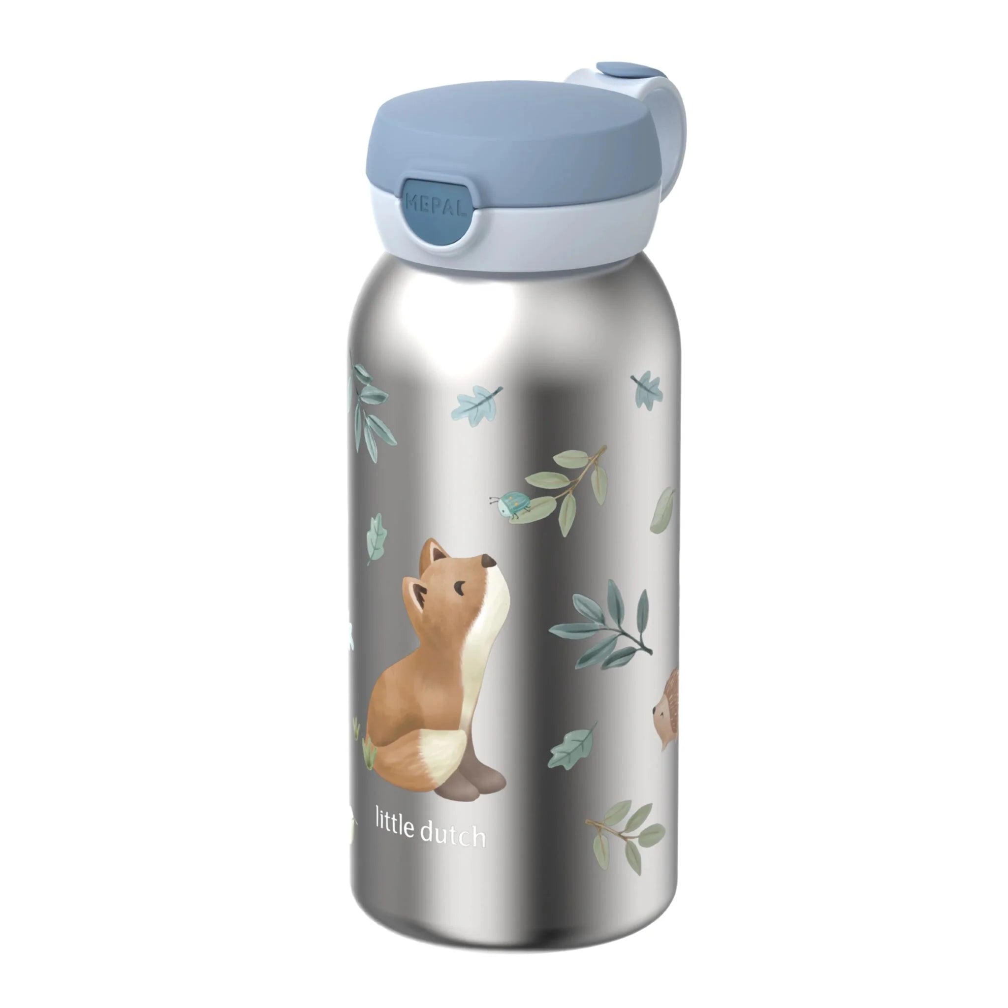 Little Dutch Mepal sticla termos de inox cu capac flip 500 ml 3 ani+ Forest Friends Imagine principală a produsului