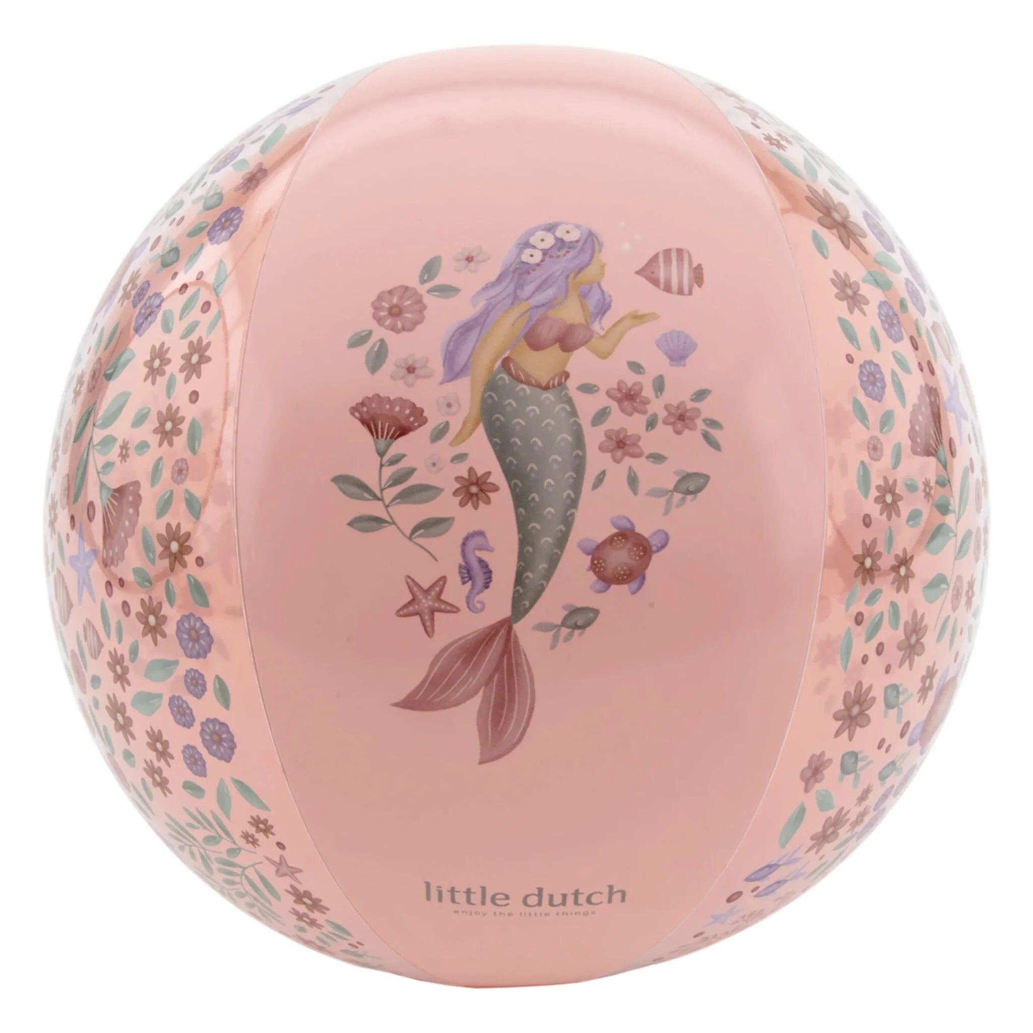 Little Dutch minge de plaja gonflabila 35 cm 2 ani+ Dreamy Mermaid Pink Imagine principală a produsului