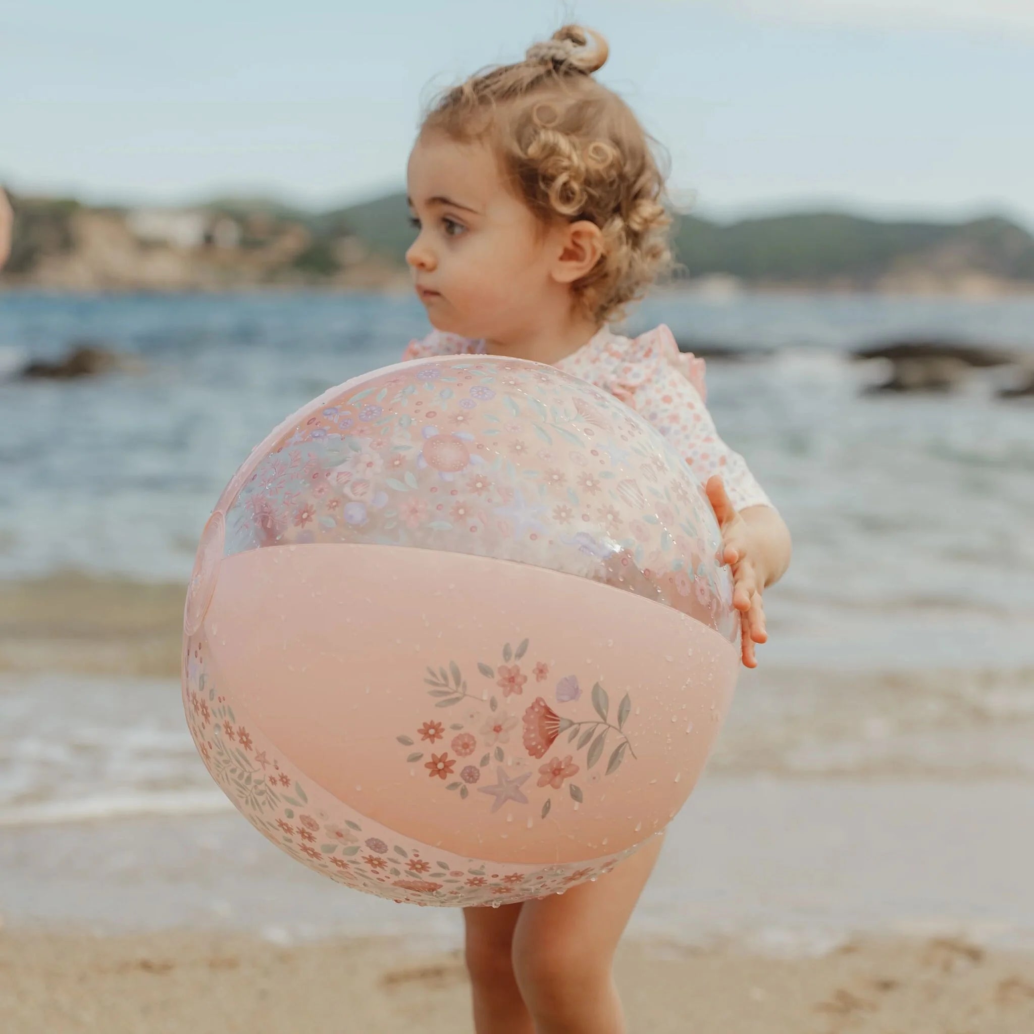 Little Dutch minge de plaja gonflabila 35 cm 2 ani+ Dreamy Mermaid Pink