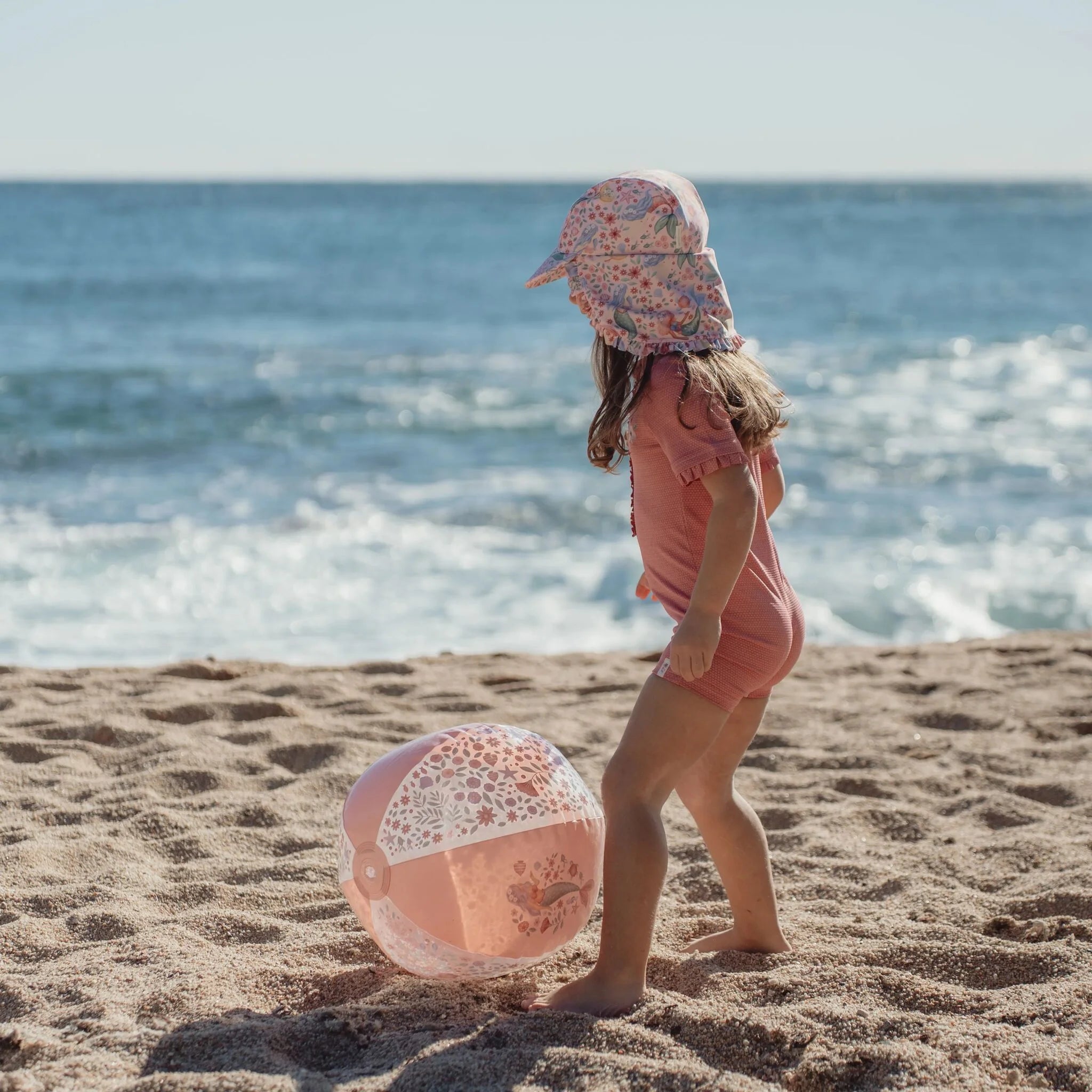 Little Dutch minge de plaja gonflabila 35 cm 2 ani+ Dreamy Mermaid Pink